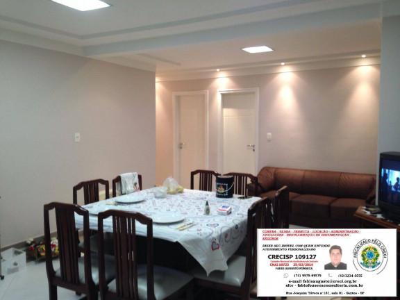 Imagem Apartamento com 3 Quartos à Venda, 160 m² em Canto Do Forte - Praia Grande