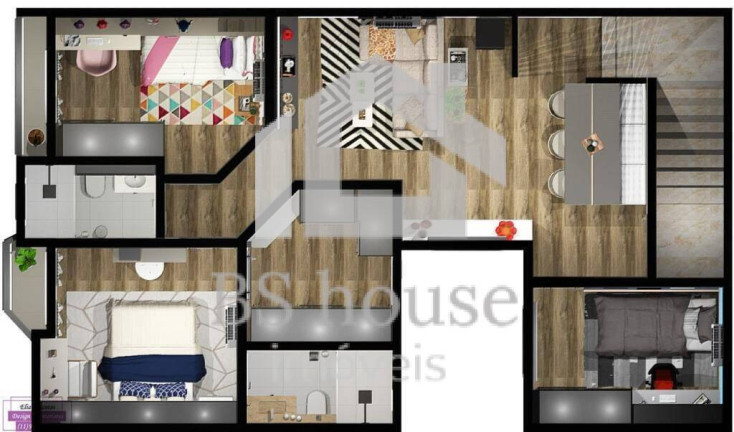 Imagem Apartamento com 3 Quartos à Venda, 72 m² em Parque Das Nações - Santo André
