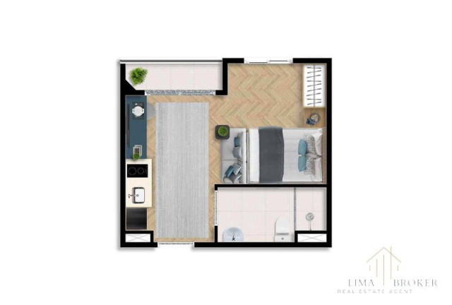 Imagem Apartamento com 1 Quarto à Venda, 25 m² em Butantã - São Paulo