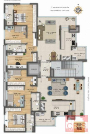 Imagem Apartamento com 3 Quartos à Venda, 109 m² em Humaitá - Bento Gonçalves