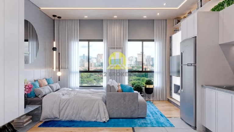 Imagem Apartamento com 1 Quarto à Venda, 30 m² em Santa Felicidade - Curitiba