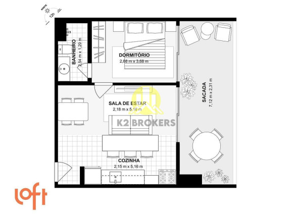 Imagem Apartamento com 1 Quarto à Venda, 57 m² em Pinheiros - São Paulo