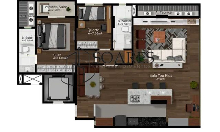 Imagem Apartamento com 2 Quartos à Venda, 68 m² em São Brás - Belém Imagem Apartamento com 2 Quartos à Venda, 68 m² em São Brás - Belém