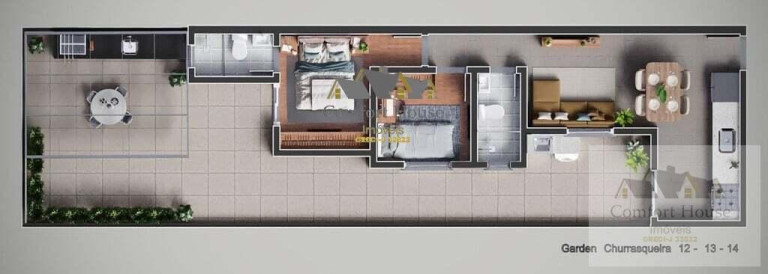 Imagem Cobertura com 2 Quartos à Venda, 93 m² em Campestre - Santo André Imagem Cobertura com 2 Quartos à Venda, 93 m² em Campestre - Santo André