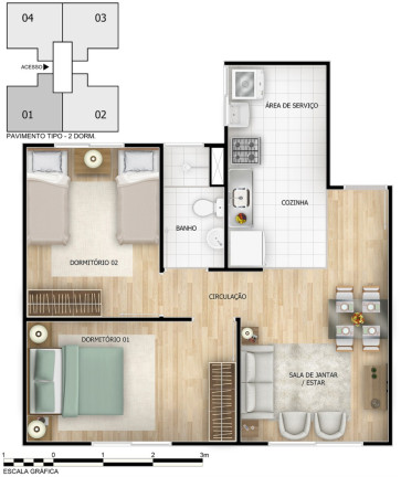 Imagem Imóvel com 2 Quartos à Venda, 47 m² em Alcântara - São Gonçalo