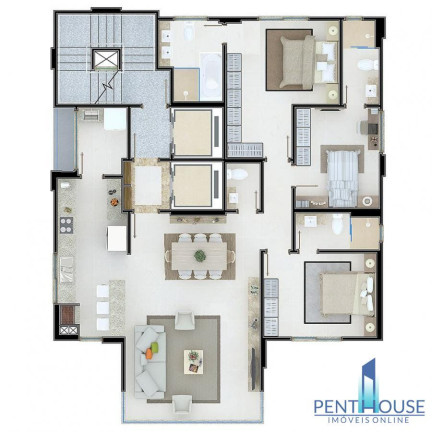 Imagem Apartamento com 3 Quartos à Venda, 129 m² em Centro - Balneário Camboriú Imagem Apartamento com 3 Quartos à Venda, 129 m² em Centro - Balneário Camboriú