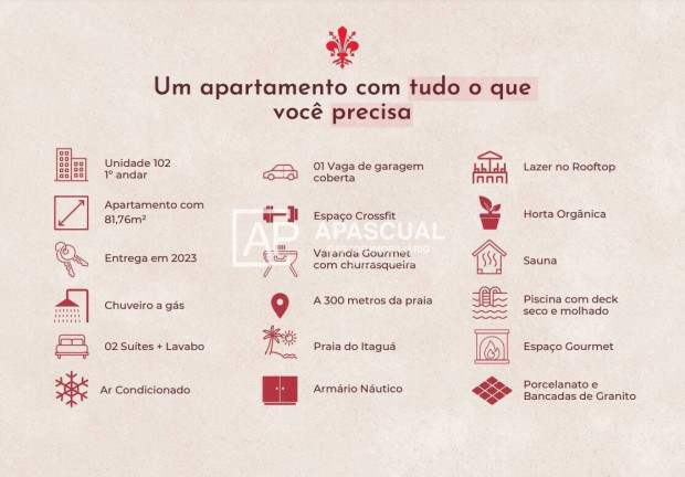 Apartamento à Venda,  em Itaguá - Ubatuba