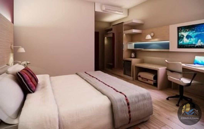 Imagem Flat com 1 Quarto à Venda, 24 m² em Pompéia - Santos
