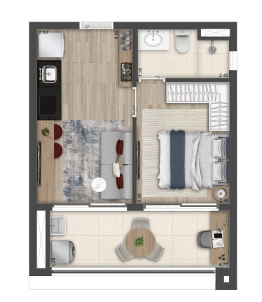 Imagem Apartamento com 1 Quarto à Venda, 36 m² em Vila Clementino - São Paulo Imagem Apartamento com 1 Quarto à Venda, 36 m² em Vila Clementino - São Paulo