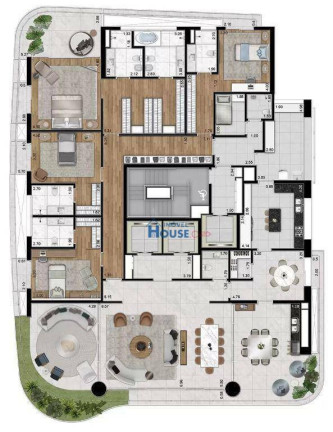 Imagem Apartamento com 4 Quartos à Venda, 424 m² em Itaim Bibi - São Paulo