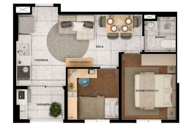 Imagem Apartamento com 2 Quartos à Venda, 35 m² em Vila Ré - São Paulo Imagem Apartamento com 2 Quartos à Venda, 35 m² em Vila Ré - São Paulo