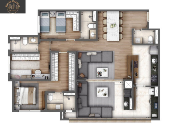 Imagem Apartamento com 4 Quartos à Venda, 119 m² em Ipiranga - São Paulo