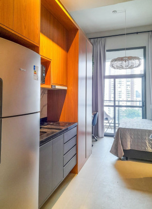 Imagem Apartamento com 1 Quarto para Alugar, 25 m² em Brooklin - São Paulo Imagem Apartamento com 1 Quarto para Alugar, 25 m² em Brooklin - São Paulo