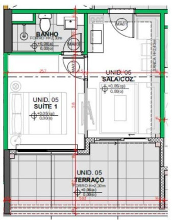Imagem Imóvel com 1 Quarto à Venda, 23 m² em Brooklin Novo - São Paulo