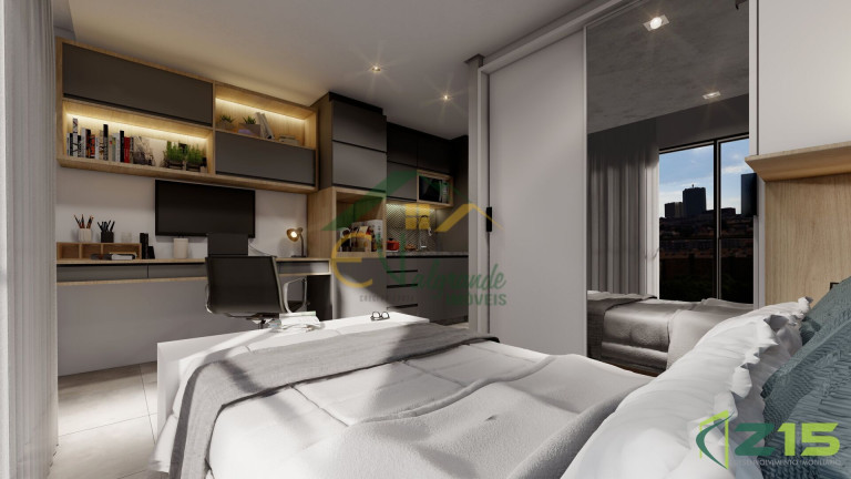 Imagem Imóvel com 1 Quarto à Venda, 19 m² em Cajuru - Curitiba Imagem Imóvel com 1 Quarto à Venda, 19 m² em Cajuru - Curitiba