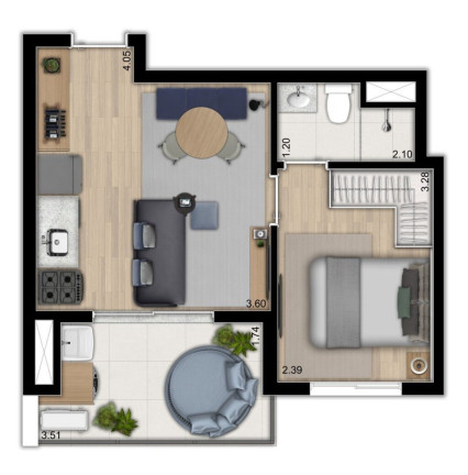 Imagem Apartamento com 2 Quartos à Venda, 46 m² em Ipiranga - São Paulo