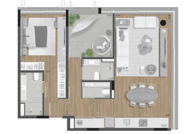 Imagem Apartamento com 2 Quartos à Venda, 99 m² em Pinheiros - São Paulo