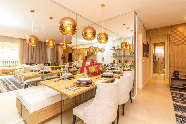 Imagem Apartamento com 2 Quartos para Alugar, 62 m² em Marapé - Santos Imagem Apartamento com 2 Quartos para Alugar, 62 m² em Marapé - Santos