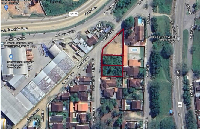 Imagem Terreno à Venda, 450 m² em Jardim Carolina - Ubatuba Imagem Terreno à Venda, 450 m² em Jardim Carolina - Ubatuba