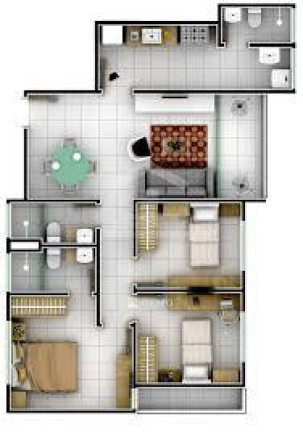 Imagem Apartamento com 3 Quartos à Venda, 78 m² em Monte Castelo