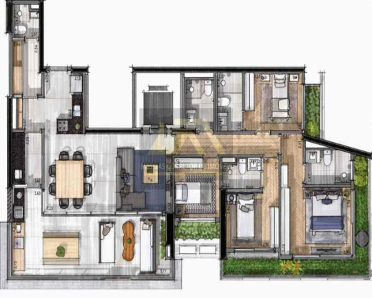 Imagem Imóvel com 4 Quartos à Venda, 167 m² em Jardim Das Acácias - São Paulo Imagem Imóvel com 4 Quartos à Venda, 167 m² em Jardim Das Acácias - São Paulo