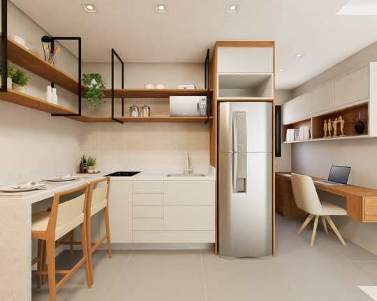 Imagem Apartamento com 1 Quarto à Venda, 20 m² em Mercês - Curitiba
