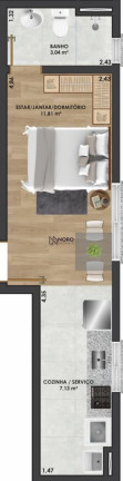 Imóvel à Venda, 25 m² em Bonfim - Santa Maria