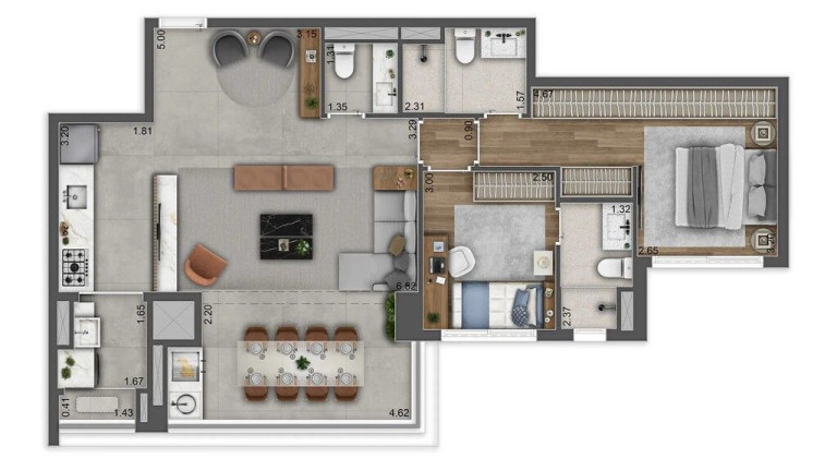 Imagem Apartamento com 3 Quartos à Venda, 118 m² em Jardim Das Acácias - São Paulo Imagem Apartamento com 3 Quartos à Venda, 118 m² em Jardim Das Acácias - São Paulo