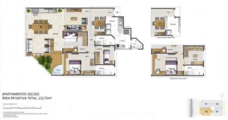Imagem Imóvel com 3 Quartos à Venda, 86 m² em Recreio Dos Bandeirantes - Rio De Janeiro
