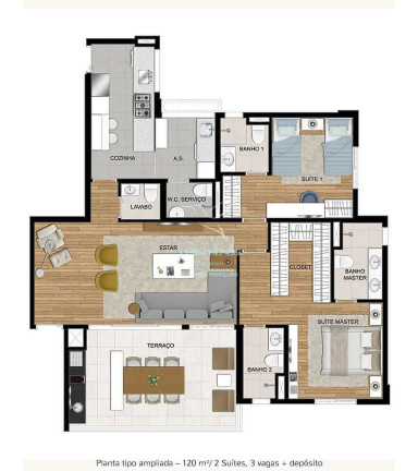 Imagem Cobertura com 3 Quartos à Venda, 229 m² em Alto De Pinheiros - São Paulo Imagem Cobertura com 3 Quartos à Venda, 229 m² em Alto De Pinheiros - São Paulo
