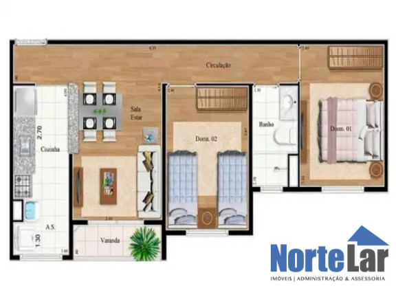 Imagem Apartamento com 2 Quartos à Venda, 51 m² em Protendit - São Paulo
