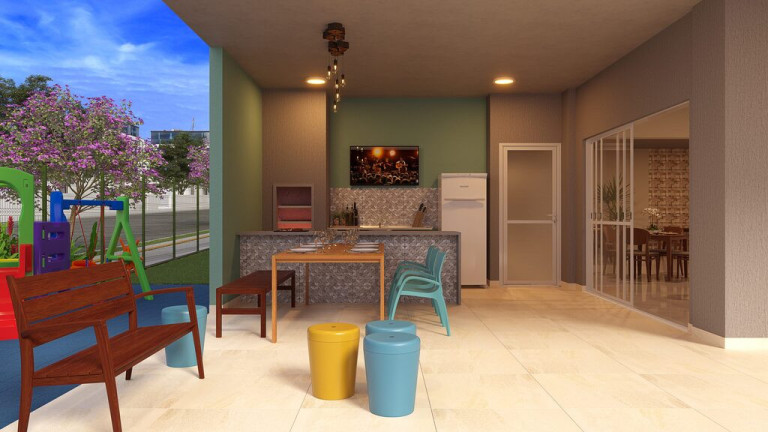 Imagem Apartamento com 3 Quartos à Venda, 61 m² em Parque Amazônia - Goiânia