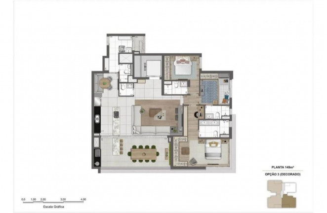 Imagem Imóvel com 3 Quartos à Venda, 149 m² em Moema - São Paulo Imagem Imóvel com 3 Quartos à Venda, 149 m² em Moema - São Paulo