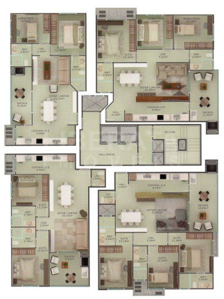 Imagem Apartamento com 2 Quartos à Venda, 128 m² em Gravatá - Navegantes Imagem Apartamento com 2 Quartos à Venda, 128 m² em Gravatá - Navegantes