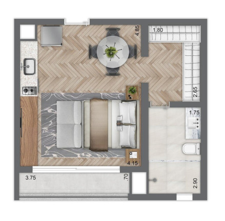 Imagem Apartamento com 1 Quarto à Venda, 38 m² em Vila Mariana - São Paulo Imagem Apartamento com 1 Quarto à Venda, 38 m² em Vila Mariana - São Paulo