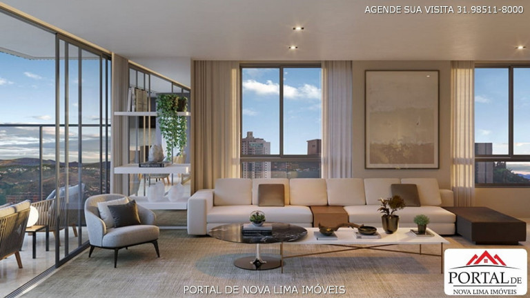 Imagem Apartamento com 4 Quartos à Venda, 199 m² em Vila Da Serra - Nova Lima Imagem Apartamento com 4 Quartos à Venda, 199 m² em Vila Da Serra - Nova Lima