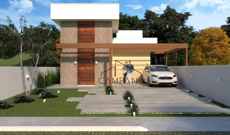 Casa com 3 Quartos à Venda, 101 m² em Massaguaçu - Caraguatatuba