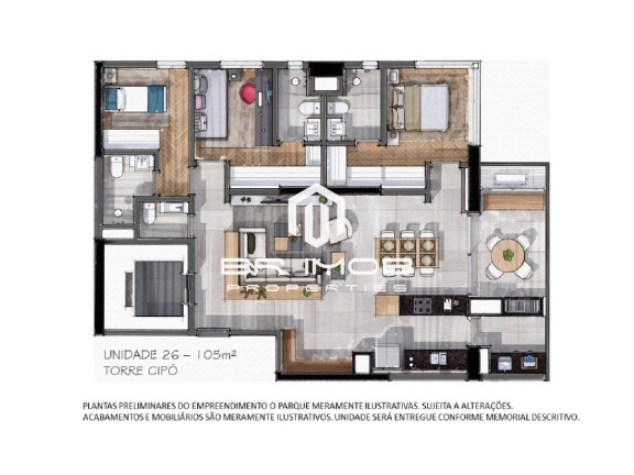 Imagem Imóvel com 3 Quartos à Venda, 104 m² em Brooklin - São Paulo Imagem Imóvel com 3 Quartos à Venda, 104 m² em Brooklin - São Paulo