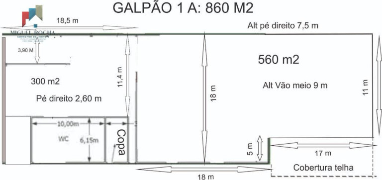 Imagem Imóvel Comercial para Alugar, 850 m² em Centro - Alumínio Imagem Imóvel Comercial para Alugar, 850 m² em Centro - Alumínio