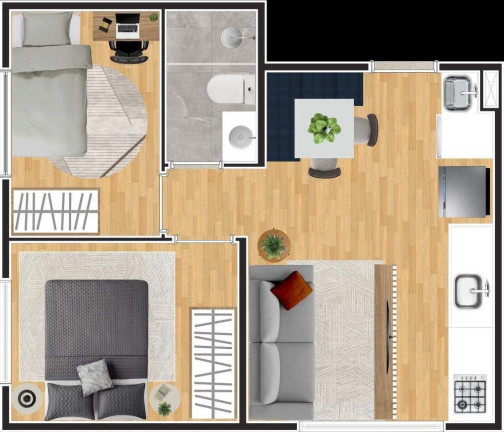 Imagem Apartamento com 3 Quartos à Venda, 48 m² em Parque Das Paineiras - São Paulo Imagem Apartamento com 3 Quartos à Venda, 48 m² em Parque Das Paineiras - São Paulo