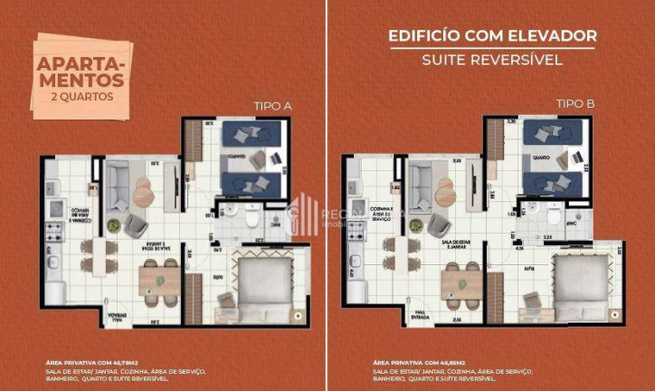 Imagem Apartamento com 2 Quartos à Venda, 45 m² em Cajueiro - Timon