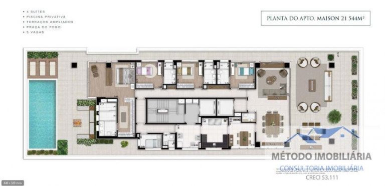 Imagem Imóvel com 4 Quartos à Venda, 544 m² em Ibirapuera - São Paulo