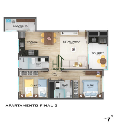 Imagem Apartamento com 2 Quartos à Venda, 69 m² em Balneário Mariluz - Itapoá