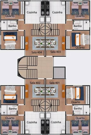 Imagem Apartamento com 2 Quartos à Venda, 52 m² em Arvoredo - Contagem