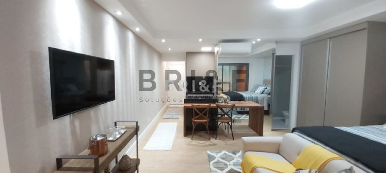 Imagem Apartamento com 1 Quarto para Alugar, 45 m² em Brooklin - São Paulo Imagem Apartamento com 1 Quarto para Alugar, 45 m² em Brooklin - São Paulo