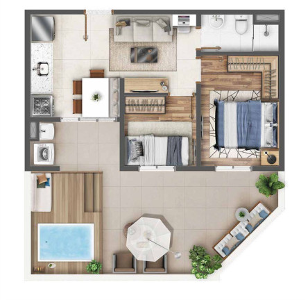 Imagem Apartamento com 2 Quartos à Venda, 78 m² em Vila Carmosina - São Paulo