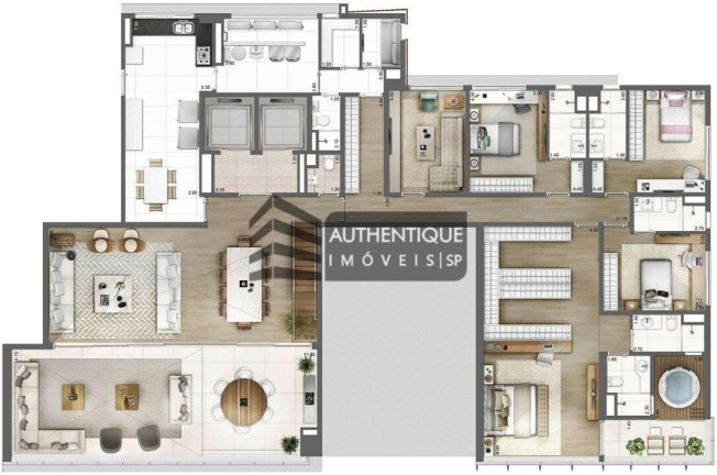 Imagem Apartamento com 4 Quartos à Venda, 275 m² em Vila Olímpia - São Paulo Imagem Apartamento com 4 Quartos à Venda, 275 m² em Vila Olímpia - São Paulo