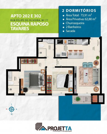 Imagem Apartamento com 2 Quartos à Venda, 62 m² em Centro - Santa Maria