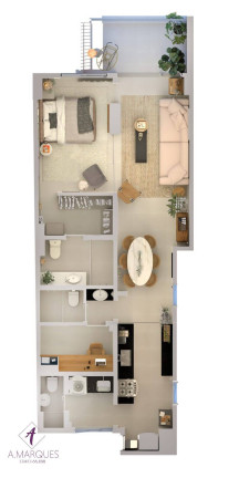 Imagem Apartamento com 1 Quarto à Venda, 81 m² em Botafogo - Rio De Janeiro
