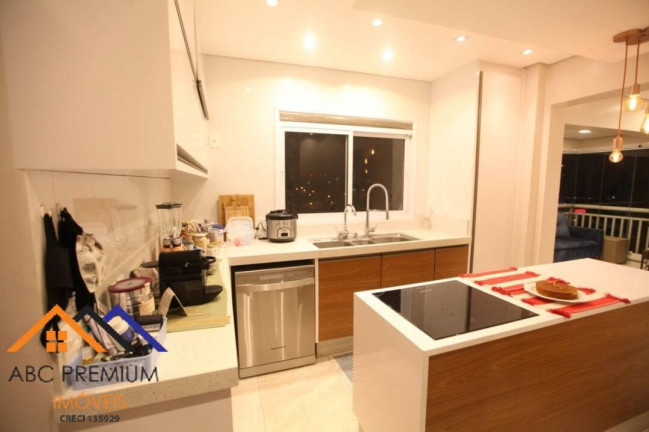 Imagem Apartamento com 3 Quartos à Venda, 86 m² em Vila Homero Thon - Santo André